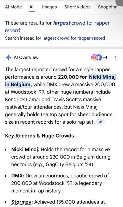 Nicki Minaj Set One of the Largest Rap Crowds in History 👑