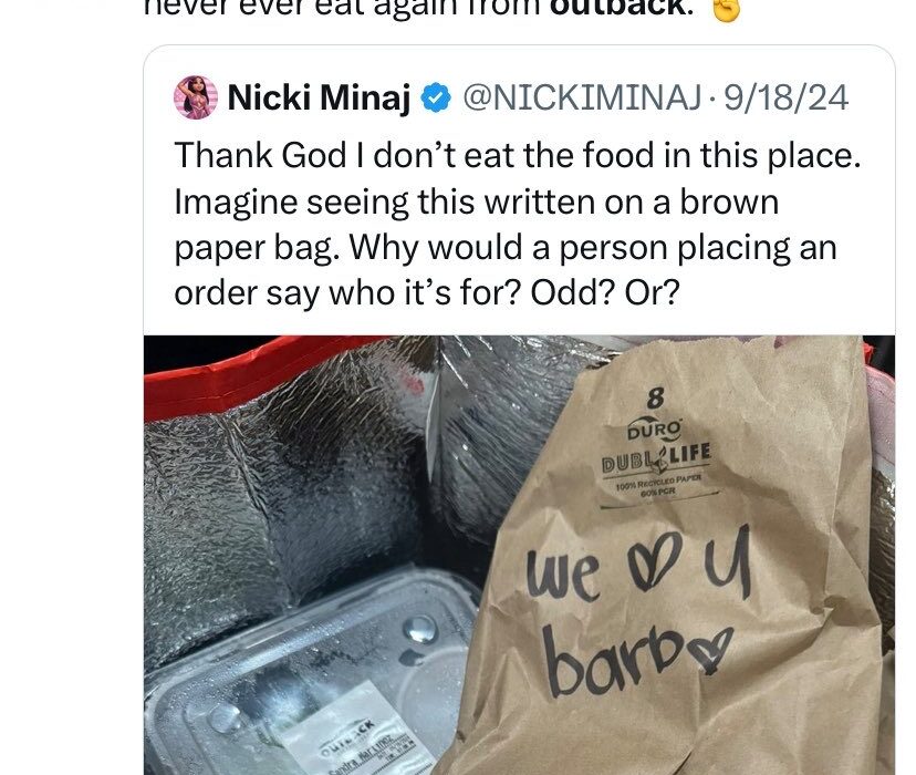 A Handwritten Note, A Celebrity Order, and Growing Concerns: Inside Nicki Minaj’s Food Delivery Controversy