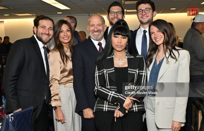 👑⭐️ Nicki Minaj Presses On With Pink Friday Nails At 9/11 Charity Event Our Business Barbie Is Working! 💗