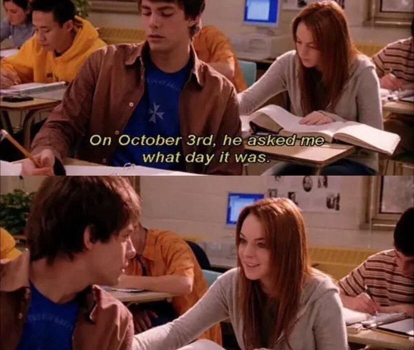 Happy Mean Girls Day: October 3rd, You CANNOT Sit With Us!