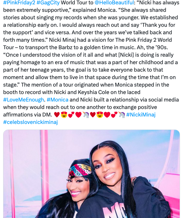 Nicki Minaj and Monica Have the North Sizzling After Newark’s Gag City World Tour Stop