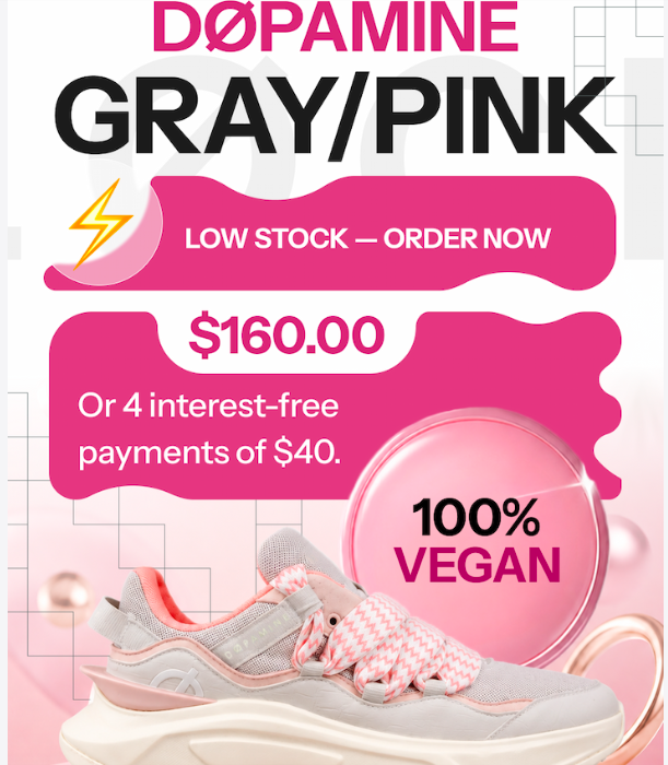 LØci x DØPAMINE: Walk Boldly in Vegan Style 💗👟